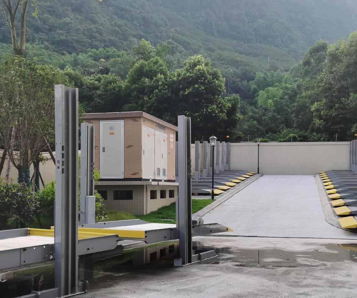 高縣三層升降橫移機械式立體停車設備短租