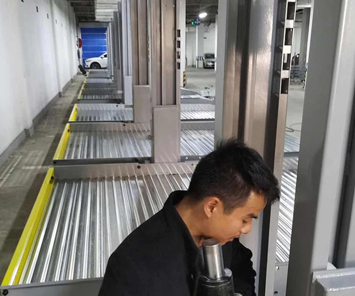 崇左市三層升降平移機械式立體停車設備回收