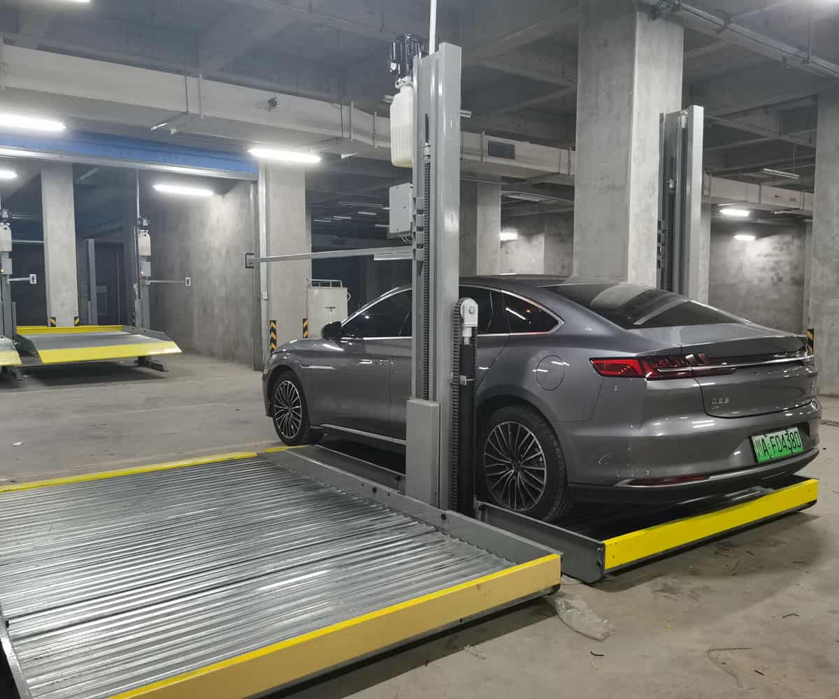 鹿寨縣二層簡易升降類機械停車位過驗收